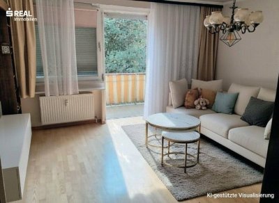 3-Zimmer-Wohnung mit 2 Loggien