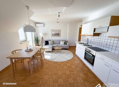 Ruhige 2-Zimmer-Wohnung in Lieboch: Balkon, Klimaanlage, Carport und vieles mehr - ab Sofort!