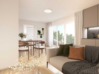 Exklusive 2-Zimmer-Wohnung im 1. OG mit Südbalkon | Neubau Erstbezug in Langenfeld-Reusrath