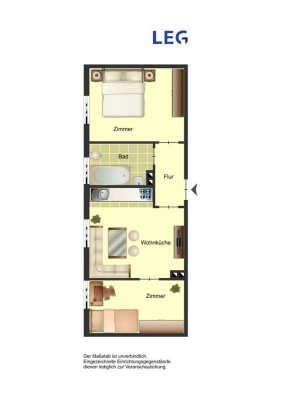 Demnächst frei! 2-Zimmer-Wohnung in Remscheid Lennep