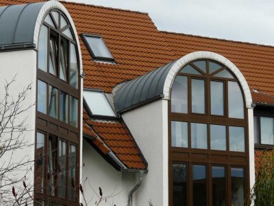 3 1/2 -Zi.-Maisonette-Whg. mit Wintergarten in idyll. Lage mit Blick auf den Spreefließ!