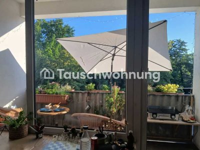 Tauschwohnung: 75 m², Balkon und Blick ins Grüne – Suche Gartenwohnung
