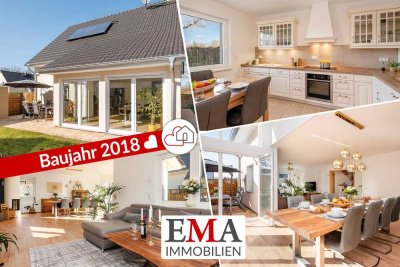 Stilvoll und nachhaltig: Modernes Einfamilienhaus mit sonnigem Gartenparadies