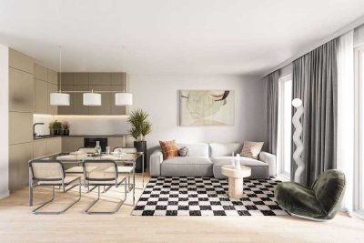 2-Zimmer-Wohnung mit Gartenanteil * Neubau