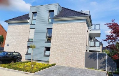 Neue und hochwertige 3,5-Zimmer-Wohnung im Erdgeschoss mit Terrasse und Gartenbereich