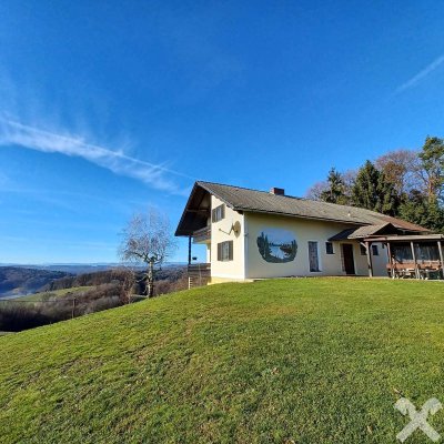 Wohnhaus mit Nebengebäude und 2 ha Grund - Nähe Gnas