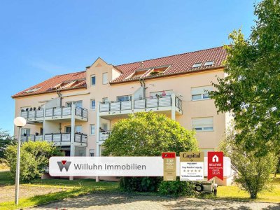 Mieterhöhungspotenzial | zuverlässig vermietete 3-Zimmer-Wohnung | Süd-Ost-Balkon | 2 Stellplätze