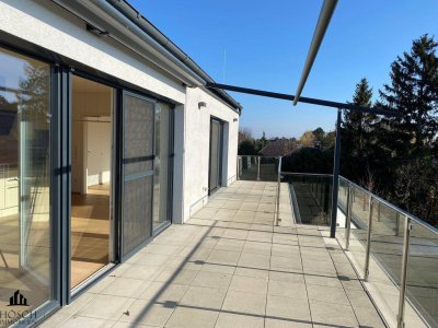 Terrassenwohnung im Grünen – 3 Zimmer, zwei große Außenflächen &amp; Garagenplatz