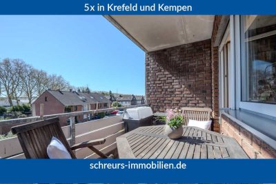 Gut geschnittene helle 3-Zimmer-Wohnung mit Balkon und Stellplatz - zentrumsnah in Hüls