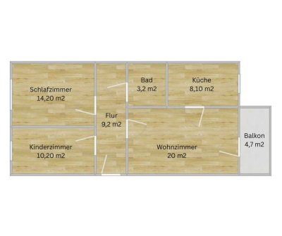 Nachmieter gesucht: 3-Raum-Wohnung in 04207 Leipzig-Lausen ab 01.08.2025