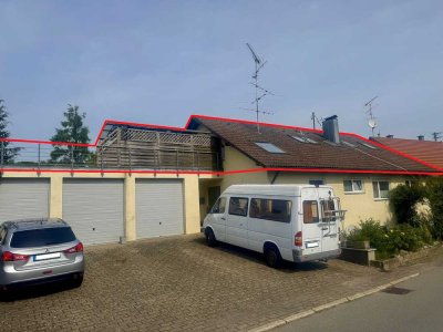 Ansprechende 2,5 Zimmer Wohnung in toller und ruhiger Aussichtslage bei Waldburg.