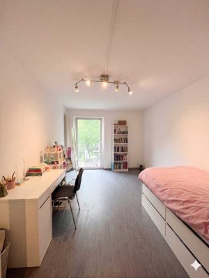Helles 1-Zimmer Apartment in Uni-Nähe mit Blick ins Grüne