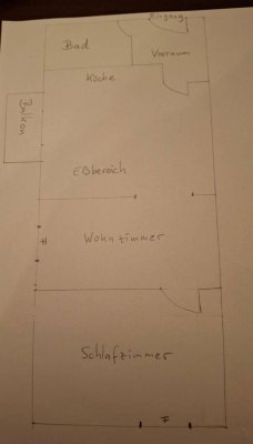 Neu sanierte helle 3-Zimmer-Wohnung in zentraler Lage (privat)