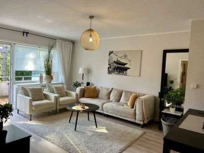 Top möblierte, voll ausgestattete 2-Zimmer-Wohnung mit Balkon/TG-Stellplatz nahe Bunter Garten