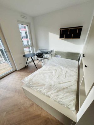 Süden!! Moderne möblierte 1-Zimmer Single Wohnung mit Balkon, EBK und Abstellkammer!!!
