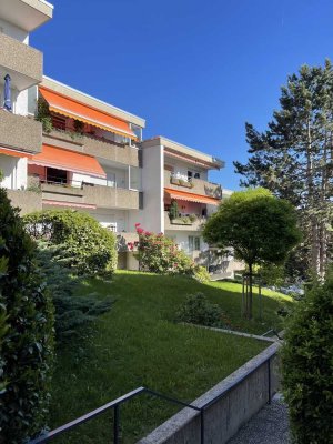 Sonnige 3 Zimmer Hochparterrewohnung in sehr schöner Halbhöhenlage am "Unteren Hardberg"