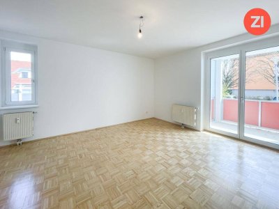 2 - Zimmer Erdgeschoss-Wohnung inkl. Loggia und Tiefgaragen-Parkplatz