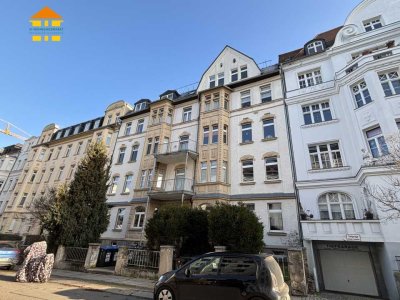 *Geräumige 3-Raum-Wohnung mit Balkon, Gäste-WC und Stellplatz auf dem Kaßberg*