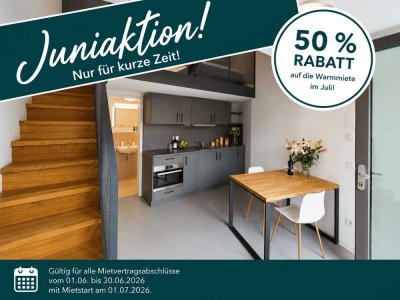 All-inclusive | Möblierte 1.5-Zimmer Maisonette mit Balkon | Maisonette Prime