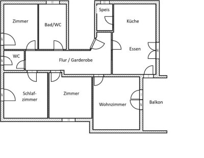 4,5-Zimmer-Wohnung mit Garage in guter Lage in Sulzbach-Rosenberg