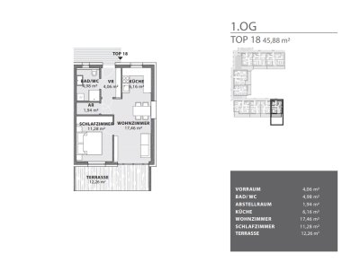 BAUSTART - Exklusive Eigentumswohnung (45m²) mit großer Terrasse und Lift in Fürstenfeld! Provisionsfrei!
