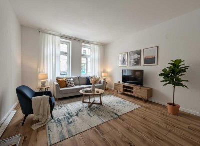 Altbau: 3-Zimmer-Wohnung (79 m²) mit Balkon in Leipzig-Reudnitz