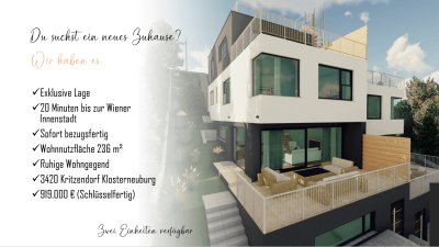 Exklusives Wohnen in Kritzendorf Klosterneubug - Noch 1 Einheit verfügbar