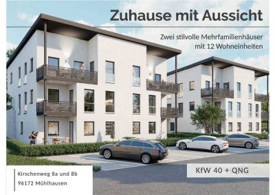SONDERABSCHREIBUNG !!! Eigentumswohnung- KfW40 / QNG Neubau-Wohnungen mit Stellplätzen