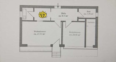 Praktische 2- Zimmer-Wohnung nähe Theodolindenplatz