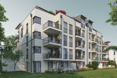 3-Zimmerwohnung mit Süd-Balkon und Bergblick in traumhafter Lage  - KfW 40 QNG -