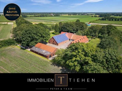 Alte Mauern, neue Energie – Resthof mit PV-Anlage auf über 1 Hektar Land in Geeste-Dalum!