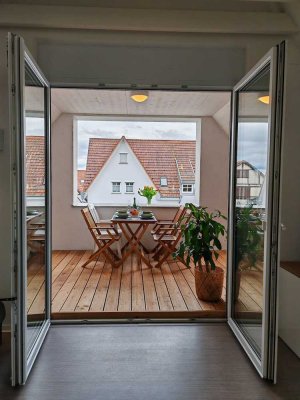 Möblierte exklusive 2,5-Zimmer-Wohnung mit geh. Innenausstattung, Stellplatz, All-Inclusive
