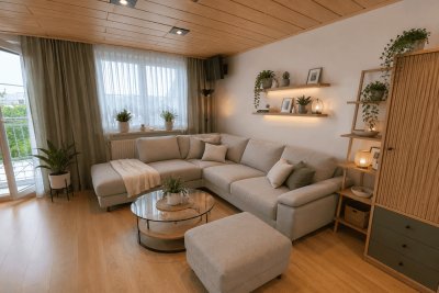 Attraktive Maisonette - Wohnung mit Terrasse in guter Lage