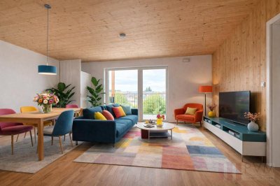 2-ZIMMER-WOHNUNG MIT BALKON &amp; GARTENBLICKERSTBEZUG