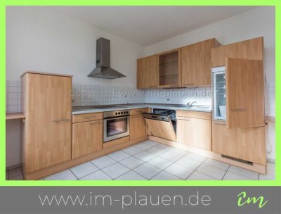 2 Raum Wohnung in Plauen mit Einbauküche - Laminat - Bad mit Badewanne - Haselbrunn