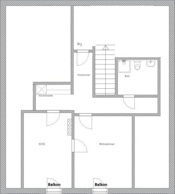 Traum- Ausblick auf den Mondsee, 2-Zimmer Wohnung mit Balkon und Garten