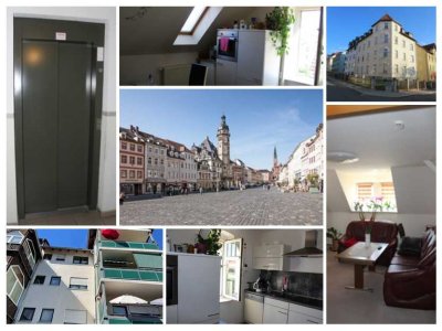 Schicke Dachgeschosswohnung in Altenburg mit Lift