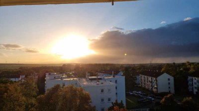 Helle 1,5-Zimmer Wohnung im 6. OG mit Balkon in Wolfenbüttel mit schöner Aussicht