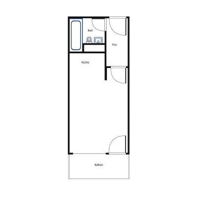Ideal für Singles, Alleinstehende & Studenten - renoviertes Apartment mit EBK in City-Nähe