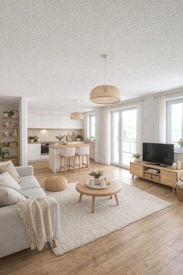 Erstbezug! 67 m², 3-Zi, 2xBalkon, Keller, 3.OG-re