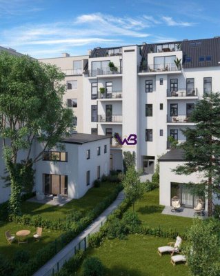 Traumhaft saniertes Gründerzeithaus nahe Schloss Schönbrunn! Erstbezug - Stillvolle Singlewohnung mit Fussbodenheizung, Eichenparkett und Garten im Innenhof