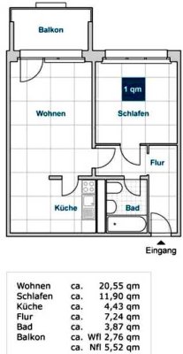 Helle Wohnung mit Balkon in Top-Lage (Südvorstadt) – Nachmieter gesucht (English: PDF available)