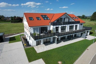 Luxuriöse Erdgeschoßwohnung am Ortsrand.