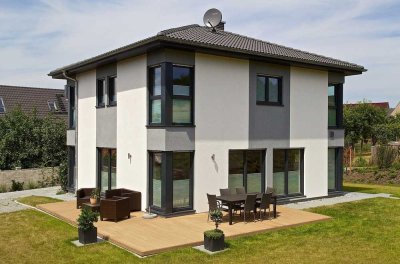 Stilvolle Stadtvilla im Grünen - STREIF Haus ist Ihr Partner fürs noderne  Bauen