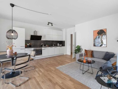 Moderne 3-Zimmer-Wohnung: Neubau mit Einbauküche und Balkon