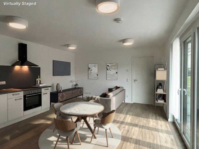 ERSTBEZUG!  Kompakte 3-Zimmer-Wohnung mit eigener sonniger Terrasse in Pankow.