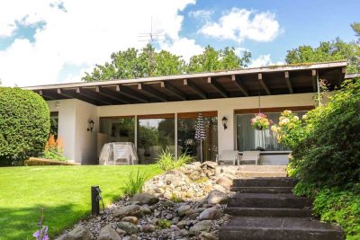 Großzügiges Wohnen auf einer Ebene mit Weite, Licht und wunderschönem Garten