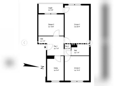 Tauschwohnung: Tausche 3-Zimmer-Wohnung in Hamburg-Mitte