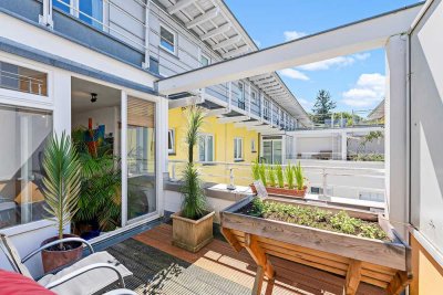 Seltene Gelegenheit - Wunderschöne 2-Zi.-Wohnung mit großer Süd-Terrasse im Dachgeschoss