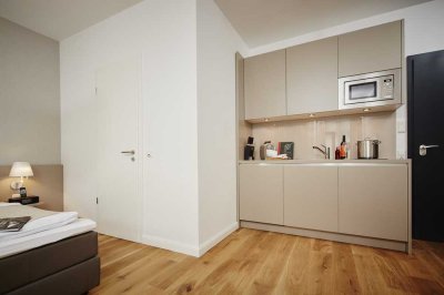 Modernes möbliertes Design-Apartment in Bestlage Belgisches Viertel. Waschraum, Strom, Internet i